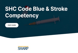 SHC Code Blue & Stroke Pharmacy Competency Banner